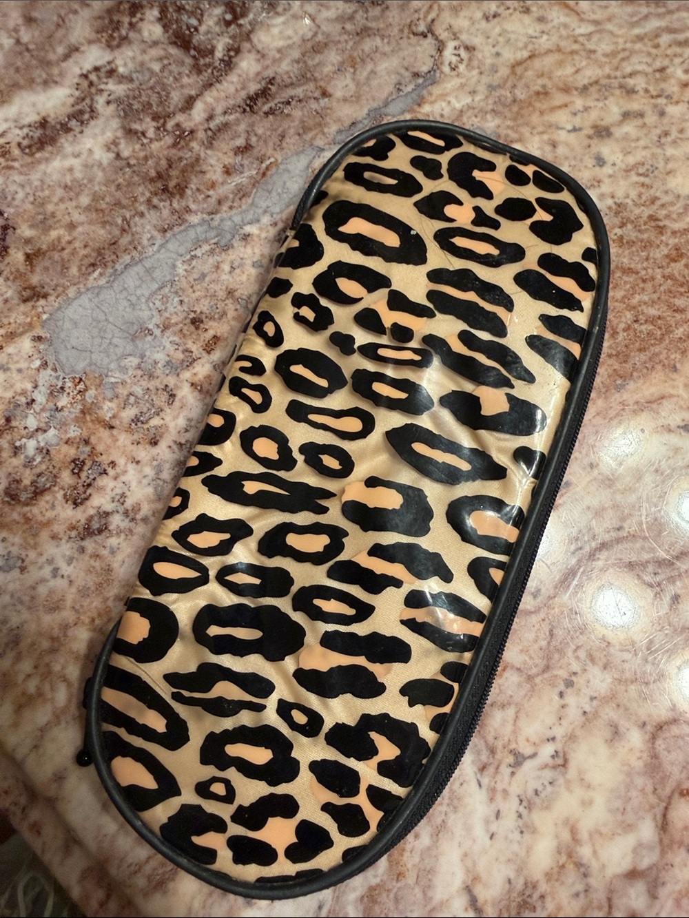 MAC Cosmetics Gold and Black Makeup Pouch